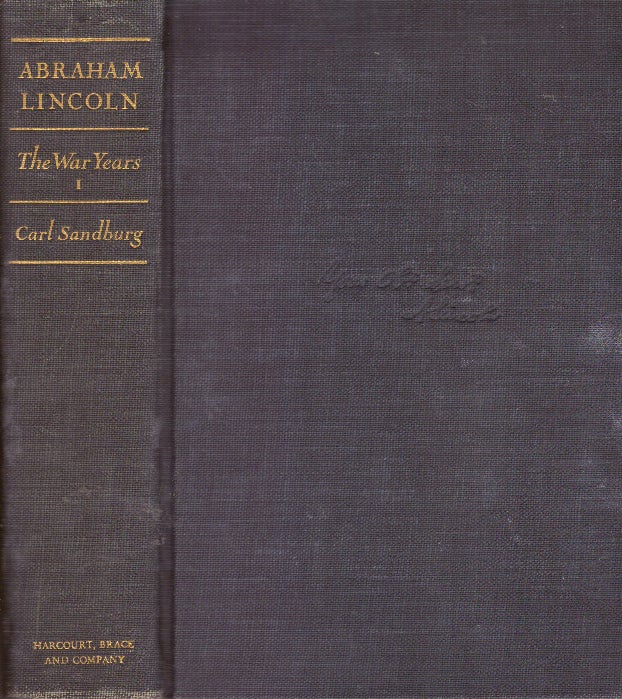 Item #14057 ABRAHAM LINCOLN.; The War Years. - Four Volumes. Carl Sandburg.