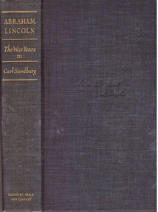 ABRAHAM LINCOLN.; The War Years. - Four Volumes