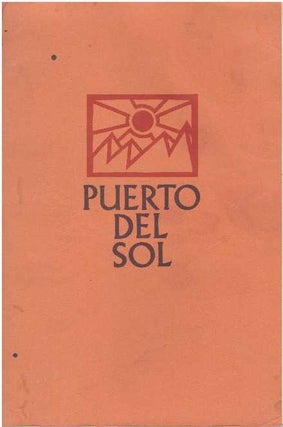 Item #15654 PUERTO DEL SOL. New Mexico State University Creative Writing Center