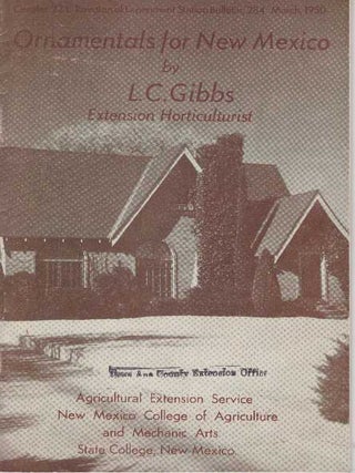 Item #17385 ORNAMENTALS FOR NEW MEXICO. L. C Gibbs