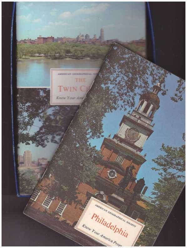 Item #19195 KNOW YOUR AMERICA PROGRAM; Five booklets in decorated box. American Geographical Society.