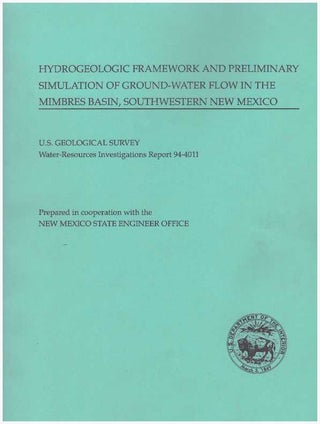 Item #23220 HYDROGEOLOGIC FRAMEWORK AND PRELIMINARY SIMULATION OF GROUND-WATER FLOW IN THE...