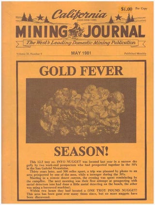 Item #23471 CALIFORNIA MINING JOURNAL; Volume 50, Number 9. Kenneth L. Harn, -publisher