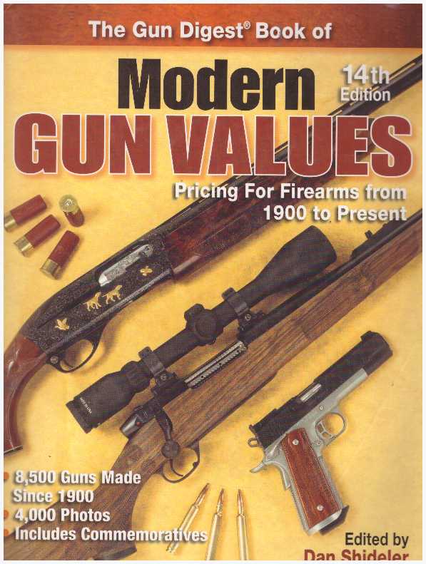 Item #25915 MODERN GUN VALUES. Dan Shideler.