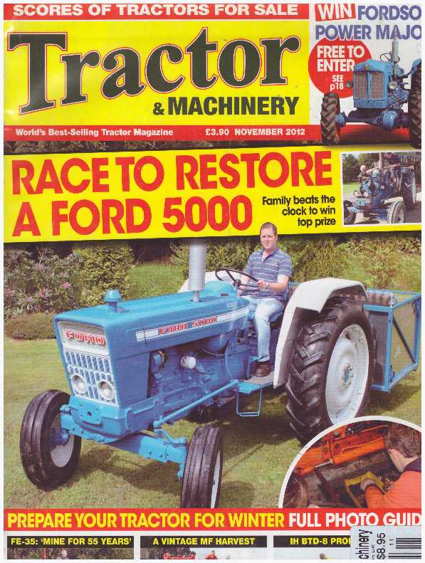 Item #26511 TRACTOR & MACHINERY MAGAZINE; World's Best-Selling Tractor Magazine.