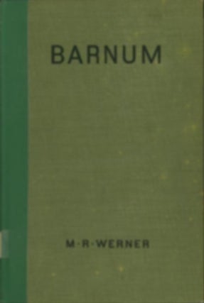 Item #27551 BARNUM. M. R. Werner