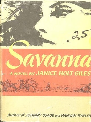 Item #27675 SAVANNA. Janice Holt Giles
