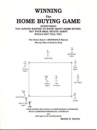 Item #30533 WINNING THE HOME BUYING GAME. Melvin E. Barlow