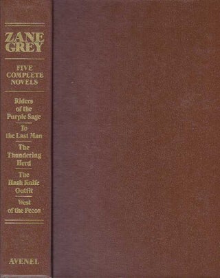 Item #30934 FIVE COMPLETE NOVELS. Zane Grey