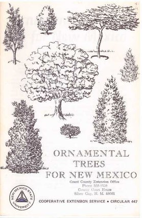 Item #31796 ORNAMENTAL TREES FOR NEW MEXICO. Joseph V. Enzie