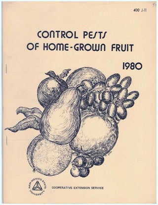 Item #31816 CONTROL PESTS OF HOME-GROWN FRUIT. John J. Durkin, Emroy L. Shannon