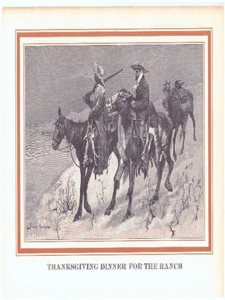 PORTFOLIO OF SIX WESTERN PRINTS.